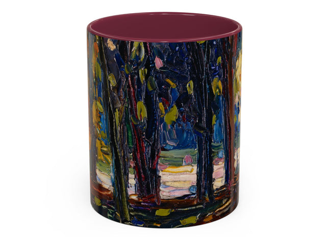 In the Park of St. Cloud by Wassily Kandinsky Colorful Mugs (11oz, 15oz)