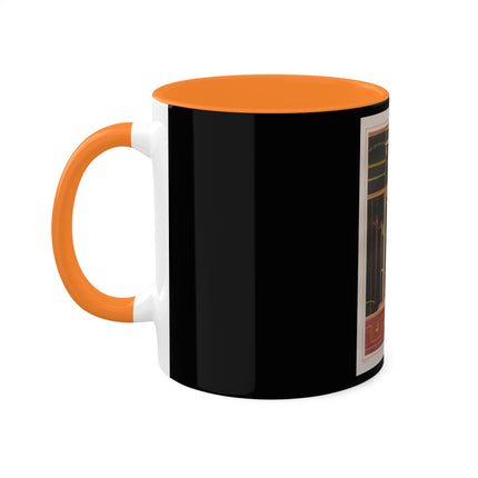 Pompeii Walls Pl.04 by Victor Steeger Colorful Mugs, 11oz
