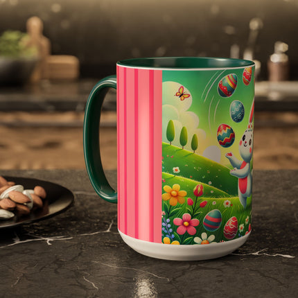 Easter Bunny’s Colorful Mugs (11oz, 15oz)