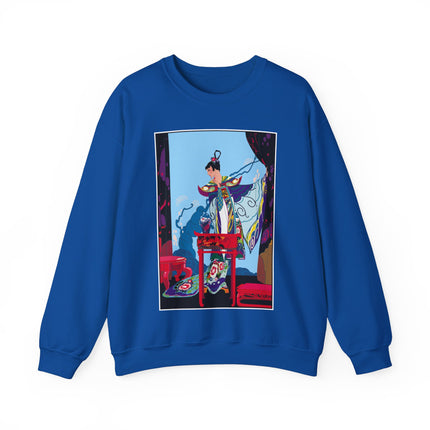 A Visual Journey by Umberto Brunelleschi Women's Heavy Blend™ Crewneck Sweatshirt