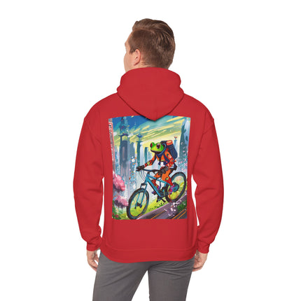 Cyberpunk Frog – Heavy Blend™ Hooded Sweatshirt