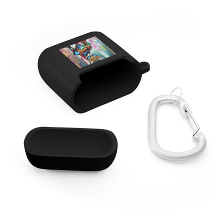 Cyber Cat Glamour AirPods Case Cover