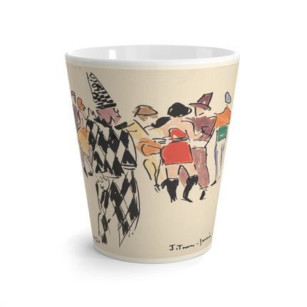 Artists’ Ball, Harlequin and Dancers by Joaquin Torres-Garcia Latte Mug