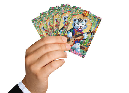 Melodies of the Snow Lion Cub Playing Cards