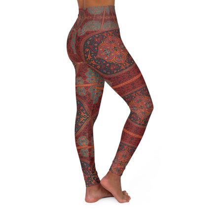 Arabesques by Émile Prisse d'Avennes High Waisted Yoga Leggings (AOP)