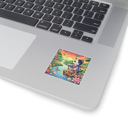 Sailor Kitten’s River Adventure Kiss-Cut Stickers (4 Sizes)