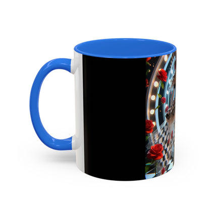 Halloween Witch Through the Mirror Colorful Mugs (11oz, 15oz)