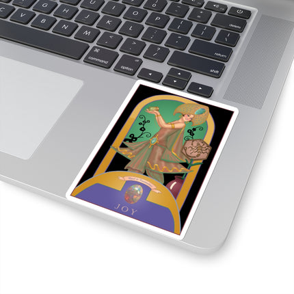 October & Opal, Tourmaline (from the Gem Series) by Sofia Chiostri Kiss-Cut Stickers (4 Sizes)