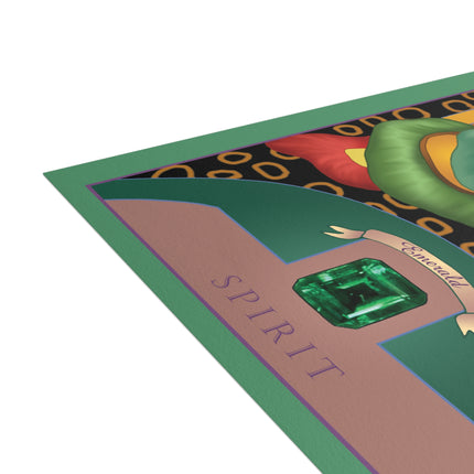 May & Emerald (from the Gem Series) by Sofia Chiostri Postcards (envelopes included) - Bundles of 10, 30, 50 Pieces