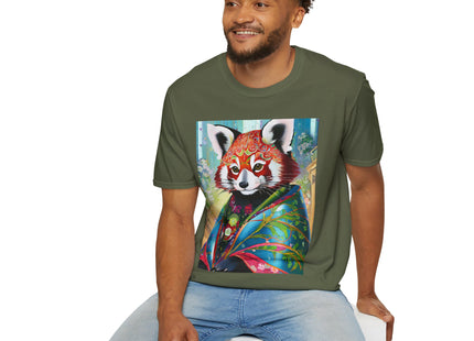 Cybernetic Red Panda Softstyle T-Shirt