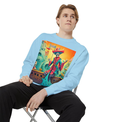 Skeleton Crew of the Misty Seas Unisex Garment-Dyed Sweatshirt