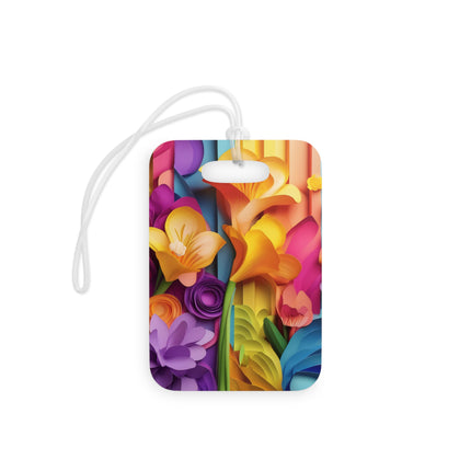 The Graceful Freesia Luggage Tags