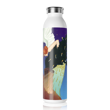The Christmas Angel Slim Water Bottle