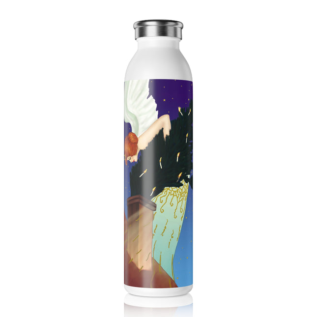 The Christmas Angel Slim Water Bottle