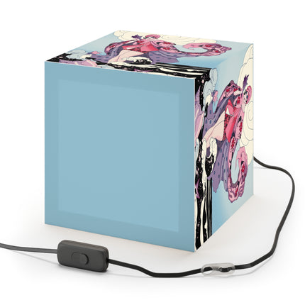 Goddess of the Swirling Sea Light Cube Lamp