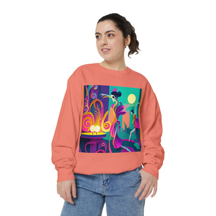 Dance of the Skeleton Ballerinas Unisex Garment-Dyed Sweatshirt
