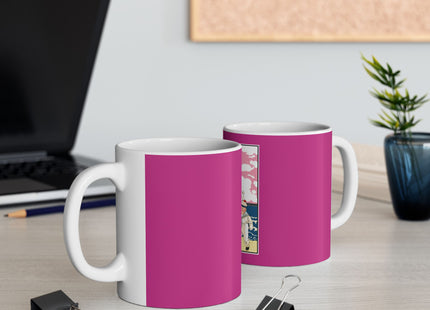 Seaside Elegance: A Fashionable Journey by the Ocean Ceramic Mug 11oz