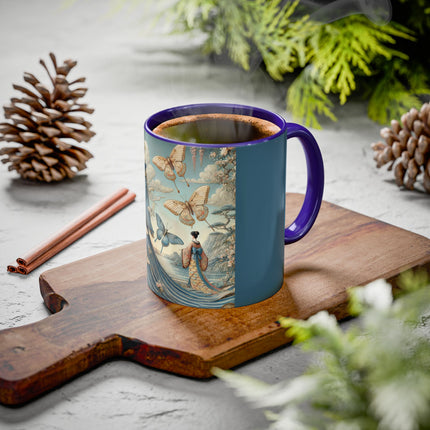 Butterfly Empress Colorful Mug – Graceful Butterflies & Timeless Elegance