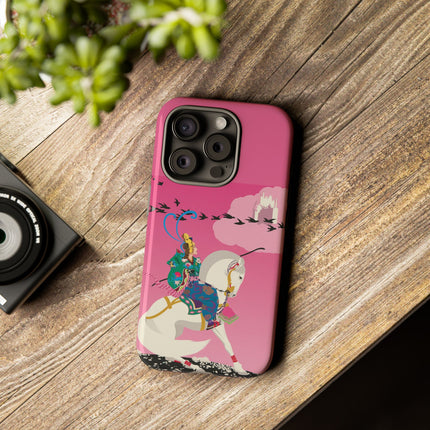 Samurai Princess on the White Steed Phone Case – Epic Grace & Mythic Power