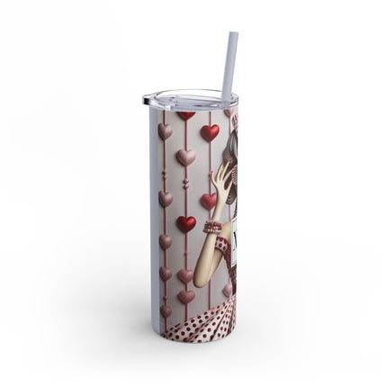 Fashionably Yours, XOXO Skinny Matte Tumbler, 20oz