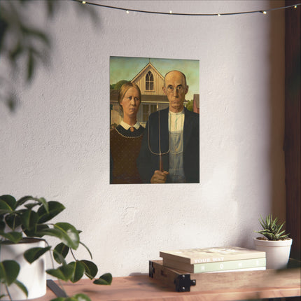 American Gothic by Grant Wood Fine Art Posters