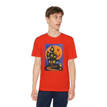 Halloween Night at the Haunted House Youth Competitor Tee