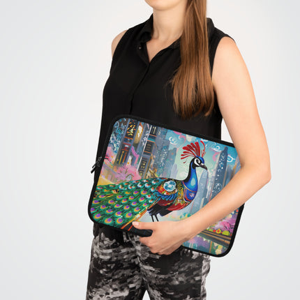 Techno Plumes Laptop Sleeve