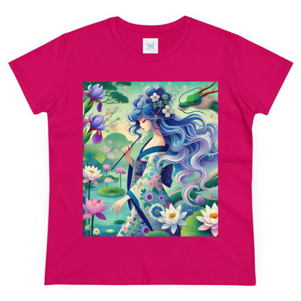 Fairy of the Koi Pond Cotton Tee