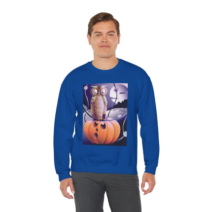 The Startled Pumpkin Unisex Heavy Blend™ Crewneck Sweatshirt