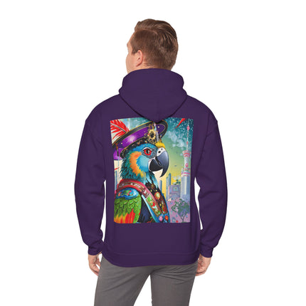 The Parrot Aristocrat – Heavy Blend™ Hooded Sweatshirt