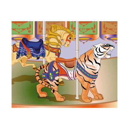 Carousel Splendor Premium Matte Horizontal Poster