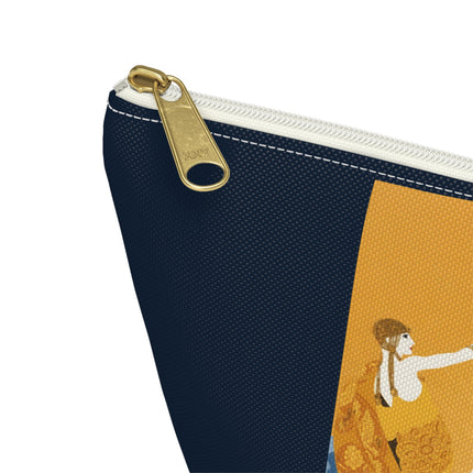 Falcon Mistress Cosmetic Bag – Art Deco Power & Golden Freedom