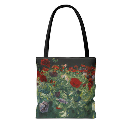 Poppies (A Study of Poppies for Carnation, Lily, Lily, Rose) by John Singer Sargent Tote Bag (AOP)