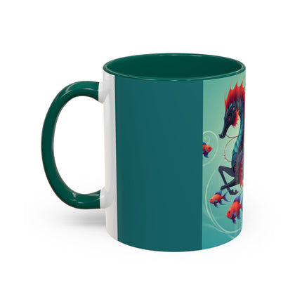 Mermaid & Sea Dragon Mug – Ocean Guardian & Mythic Beauty