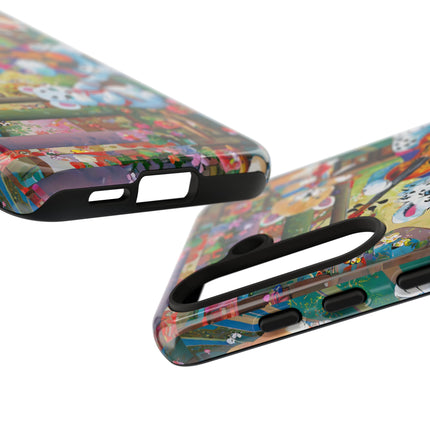 Melodies of the Snow Lion Cub Phone Cases