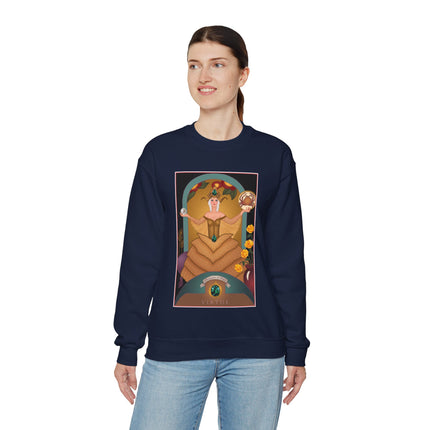 June & Pearl, Alexandrite (from the Gem Series) by Sofia Chiostri Heavy Blend™ Crewneck Sweatshirt