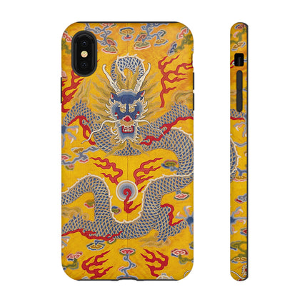 Majestic Dragon Regalia – Imperial 12-Symbol Robe Phone Cases
