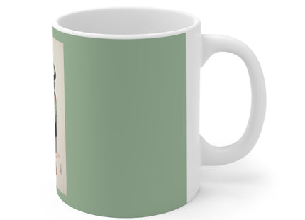 Illustrations of Japanese Toys Pl.020 by Kawasaki Kyosen Ceramic Mug 11oz