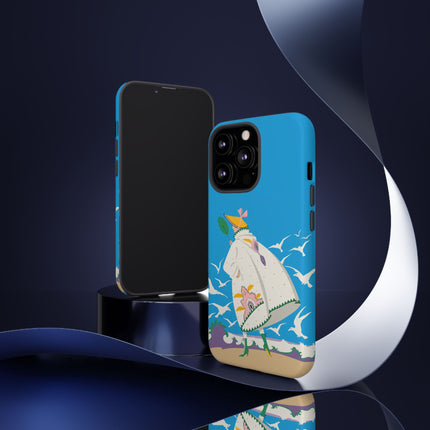 Seaside Wanderer Phone Case – Whimsical Charm & Coastal Delight