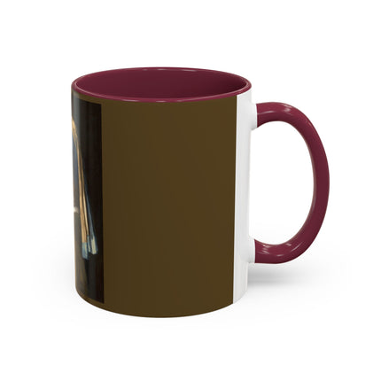 Girl with a Pearl Earring by Johannes Vermeer Colorful Mugs (11oz, 15oz)