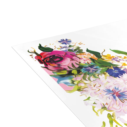 Blooming Splendor: A Floral Transformation Postcards (envelopes included) - Bundles of 10, 30, 50 Pieces