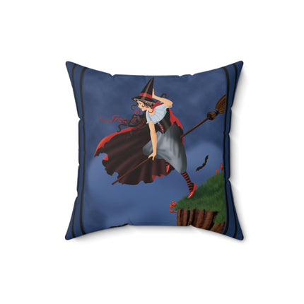 The Enchanted Witch Spun Polyester Square Pillow