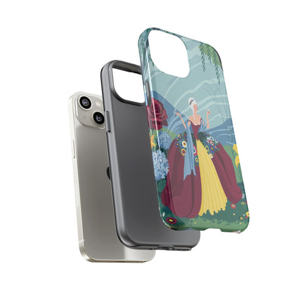 🌹🌿 The Willow Garden Promenade Phone Case – Art Deco Floral Elegance