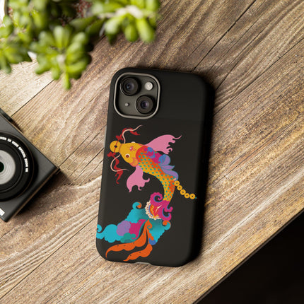 Golden Koi Phone Case – Lucky Swim & Vibrant Fortune