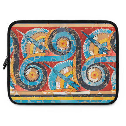 Reproduction of S-Spiral Frieze by Emile Gilliéron Laptop Sleeve