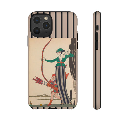 L'Arc Rouge by George Barbier Phone Cases