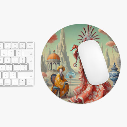 The Seahorse Court Mouse Pad