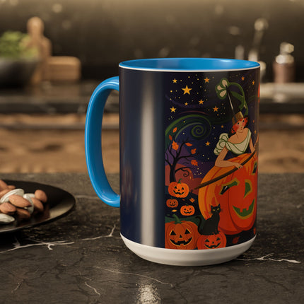 🧙‍♀️🎃 The Witch Of Pumpkin Moon Hollow Colorful Mug – Whimsical Halloween Magic