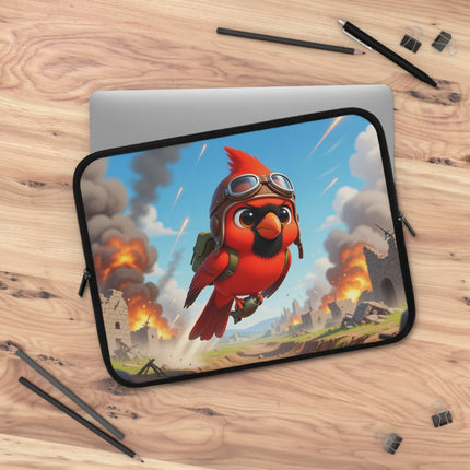 The Cardinal Dive Bomber Laptop Sleeve – Bold Flight & Fearless Adventure