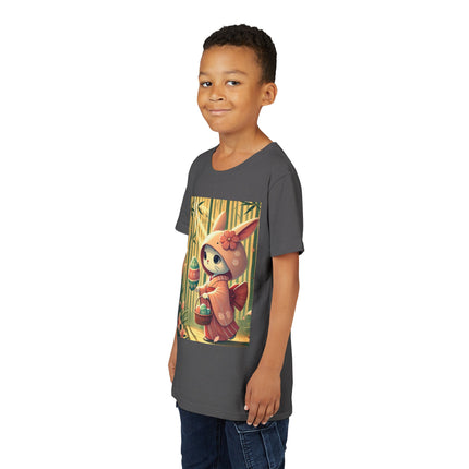 Geisha Kitten’s Easter Stroll Youth Short Sleeve Tee